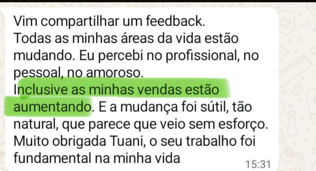 Relato sobre mudanças na vida pessoal, amorosa e profissional